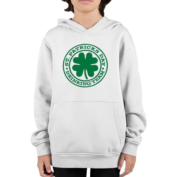 St Patrick's Day Drinking Team Funny Irish Party Matching Youth Hoodie