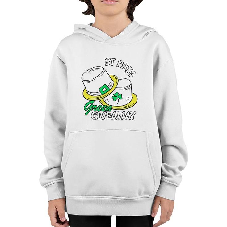 St Pats Green Giveaway Gift Youth Hoodie