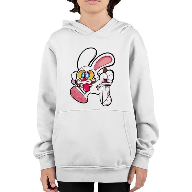 Stabby The Bunny Stabby Rabbit Youth Hoodie