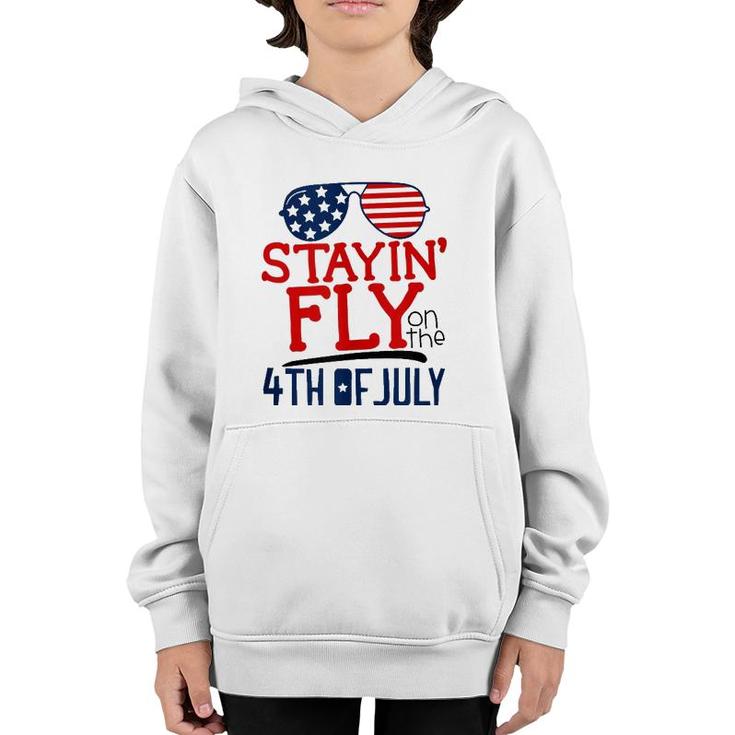 Staying Fly On The 4Th Of July  Youth Hoodie