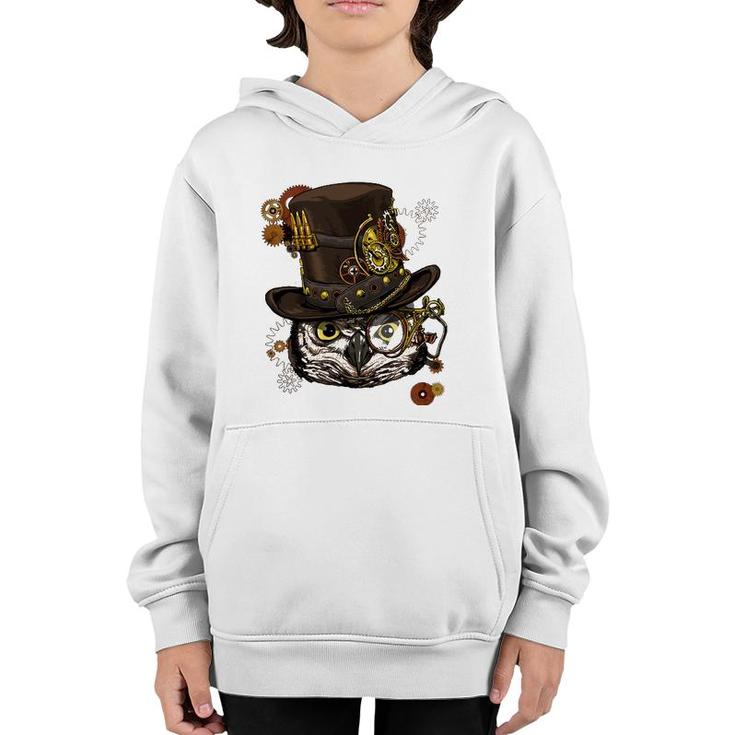 Steampunk Owl  Steampunk Owl Lovers Youth Hoodie