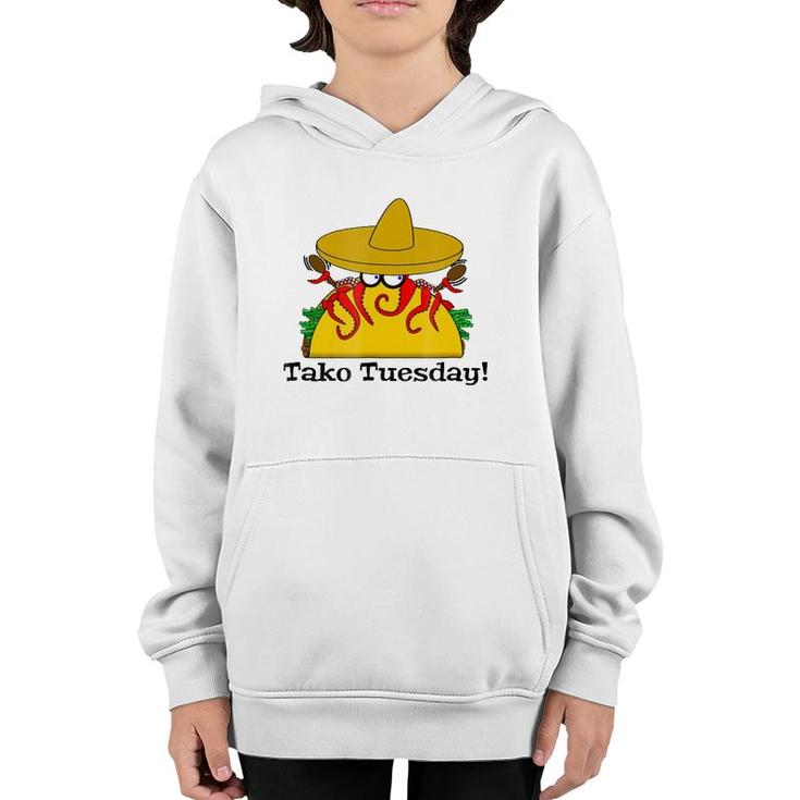 Tako Tuesday - Funny Octopus Tacos Youth Hoodie