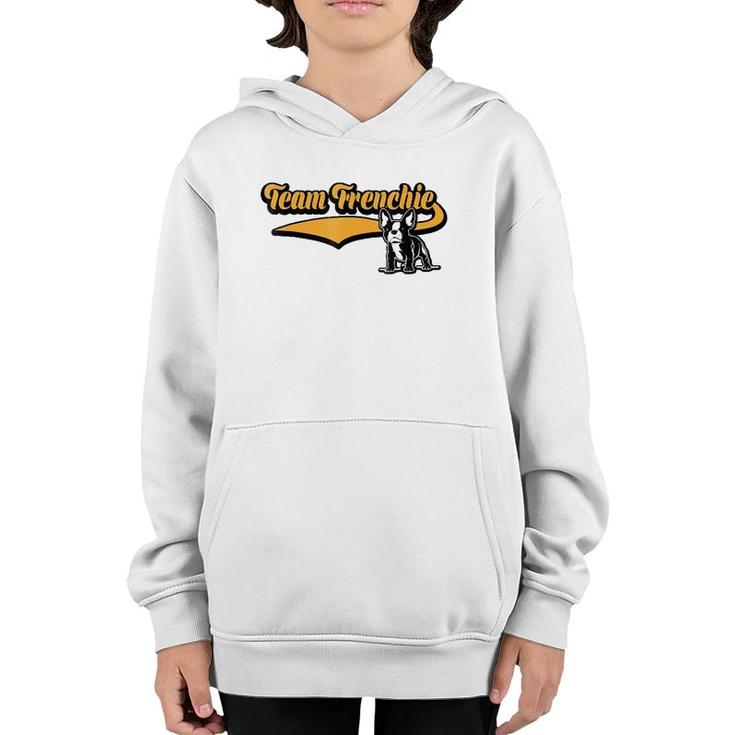 Team Frenchie Funny French Bulldog Youth Hoodie