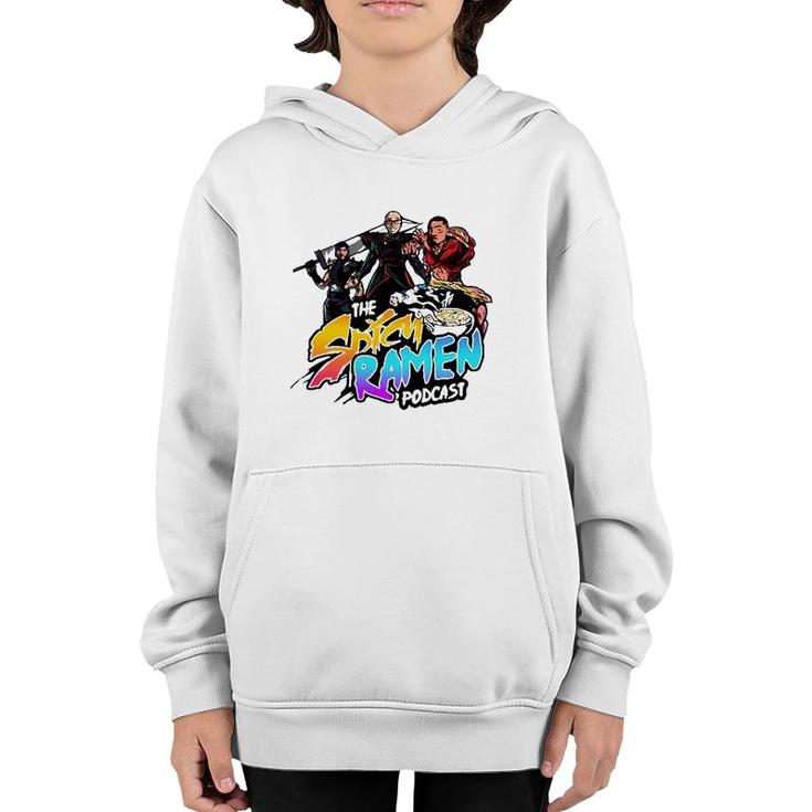 The Spicy Ramen Podcast Lovers Gift Youth Hoodie