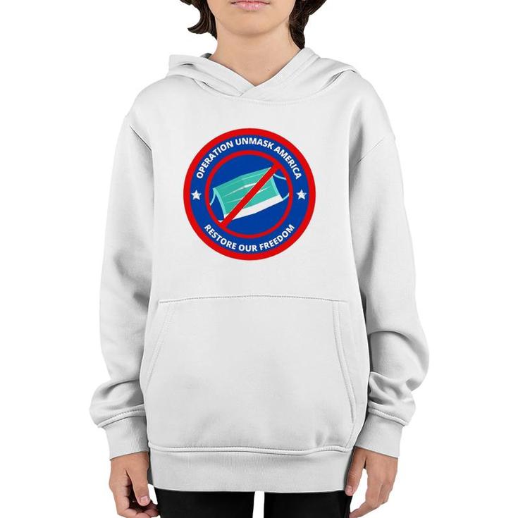 Unmask America Ideas Operation Unmask America Design Youth Hoodie