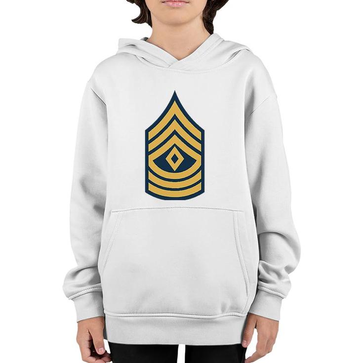 Us Army Rank - First Sergeant E-8 - 1Sg Youth Hoodie