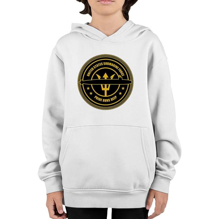 Us Submarine Force United States Navy Youth Hoodie