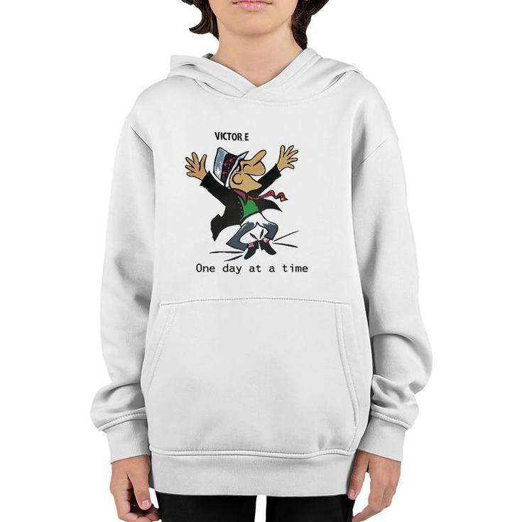 Victor E One Day At A Time Youth Hoodie