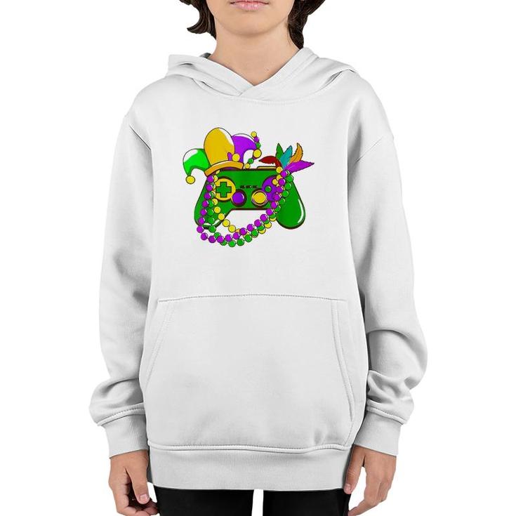 Video Game Gamer New Orleans Mardi Gras Festival Costume Youth Hoodie