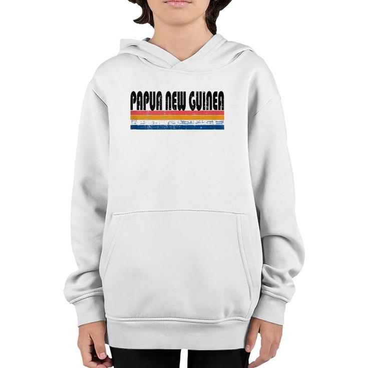 Vintage 70S 80S Style Papua New Guinea  Youth Hoodie