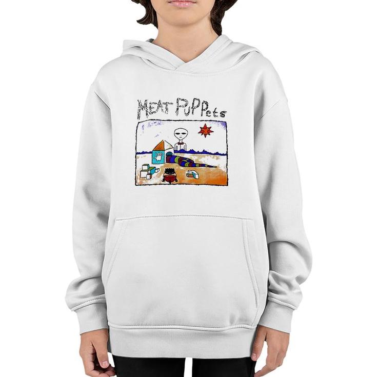 Vintage Meat Puppets Golden Lies Youth Hoodie