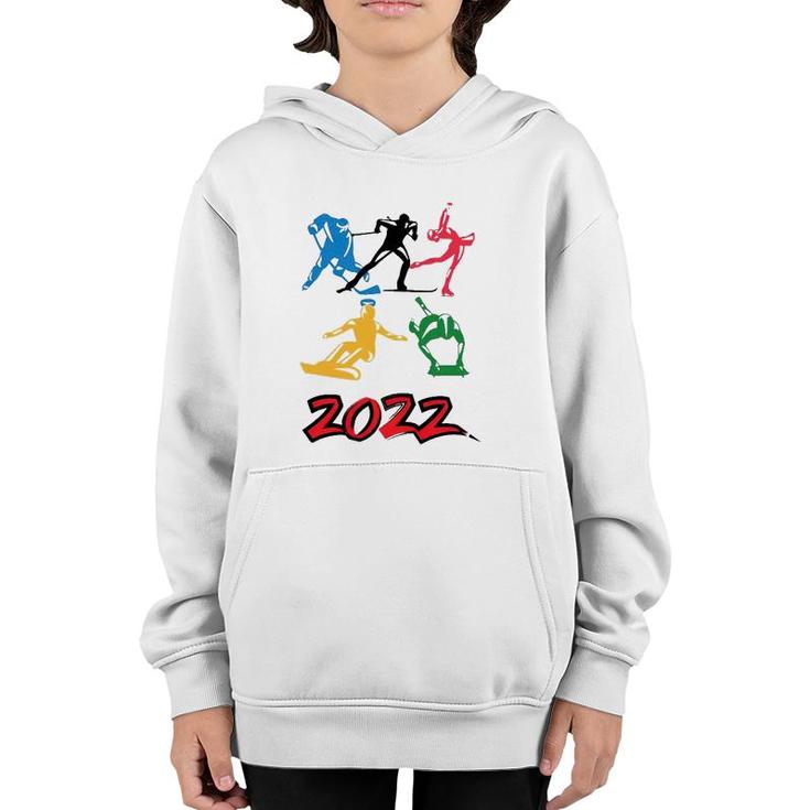 Winter Games 2022 Sport Lover Youth Hoodie
