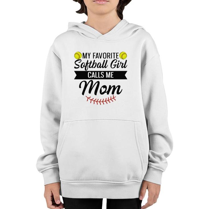 Womens Fastpitch Softball Design For Your Softball Mom Youth Hoodie