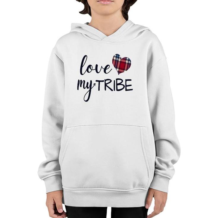 Women's Love My Tribe For Mom Bride Team Reunion Youth Hoodie