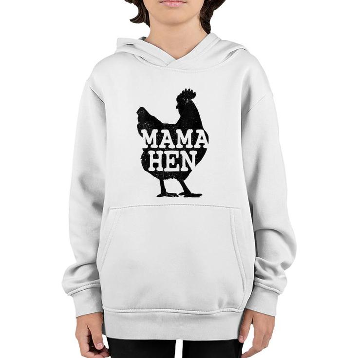 Womens Mama Hen Funny Mother's Day Chicken Mom Farmer Farm Gift Youth Hoodie