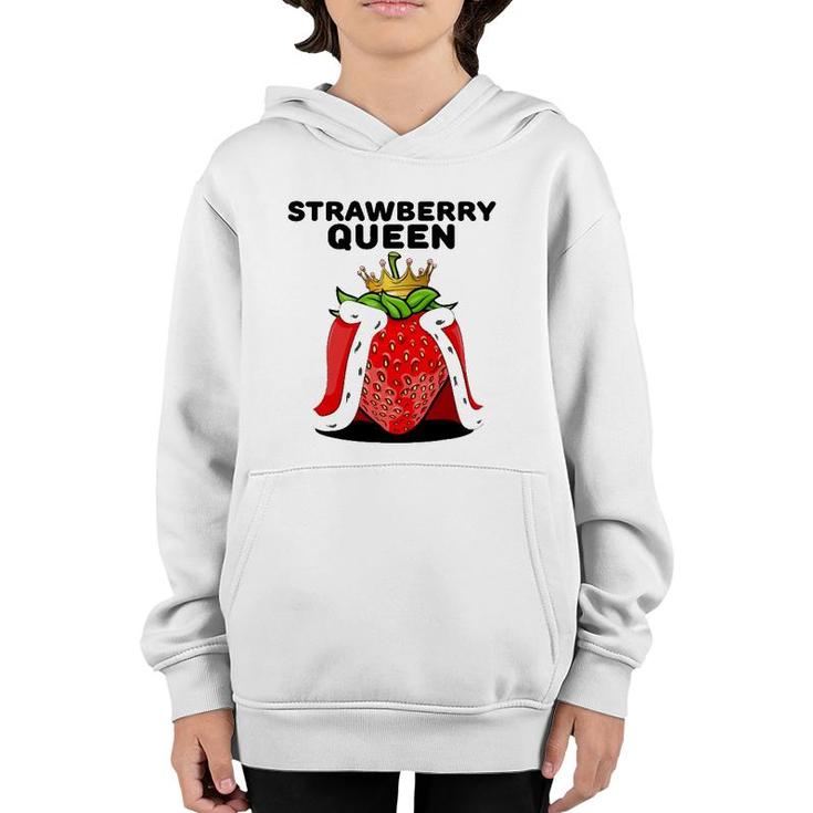 Womens Strawberry Queen  For Strawberry Lovers Youth Hoodie