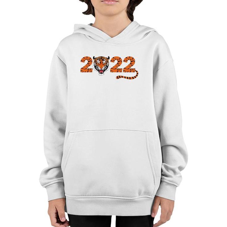 Year Of The Bengal Tiger 2022 Bengal Tiger Birthday Youth Hoodie