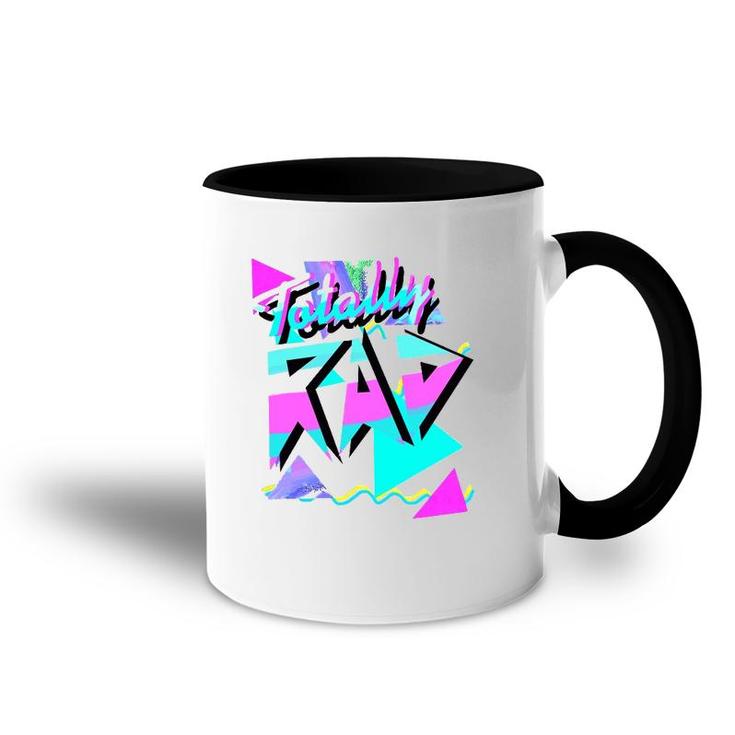 1980'S-Style Totally Rad 80S Casual Hipster V101 Ver2 Accent Mug