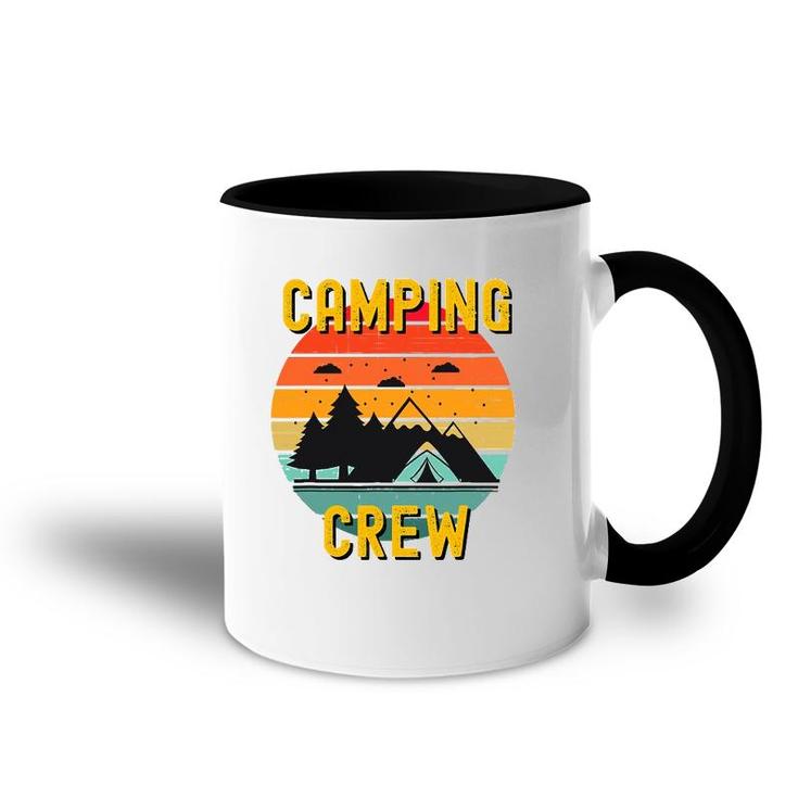 2021 Camping Crew Family Camper Road Trip Matching Group Accent Mug