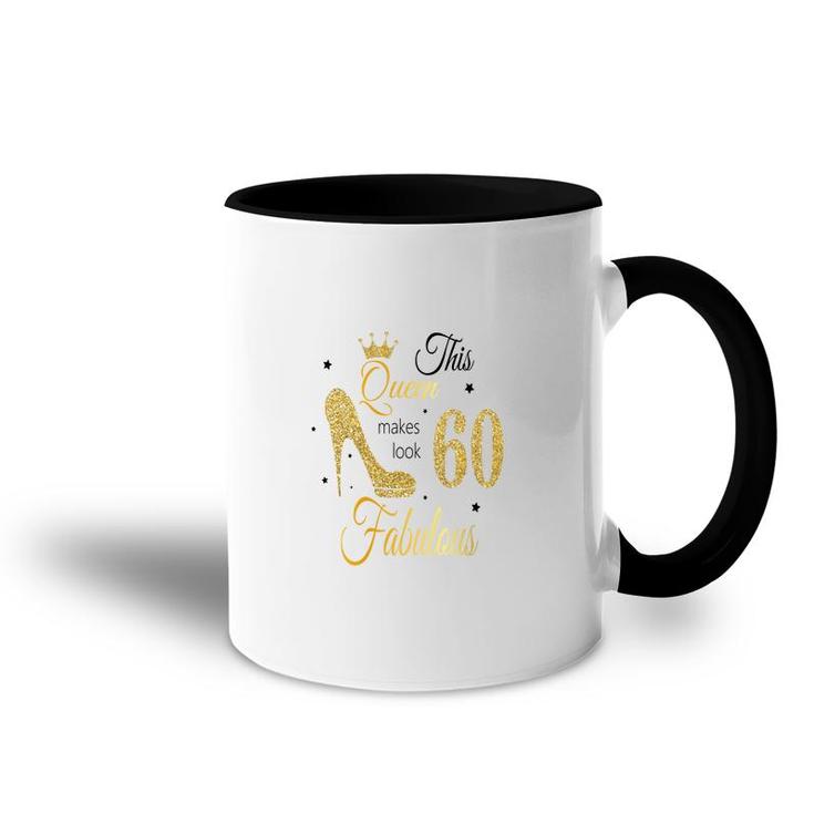 60 Gold With Black 60Th Birthday Accent Mug