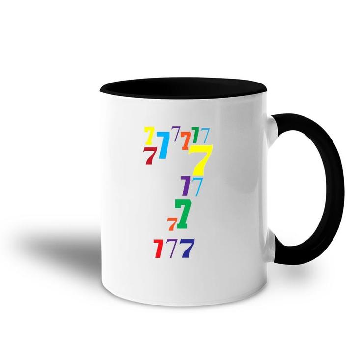 7 Years Old Birthday - 7Th B-Day Number 7 Ver2 Accent Mug