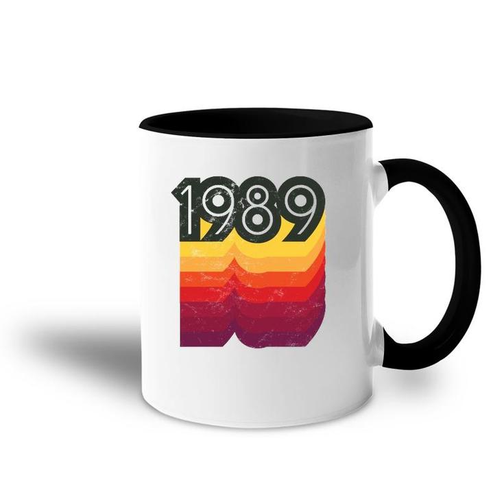 80S Style Retro 33Rd Birthday Vintage 1989 Gift Accent Mug
