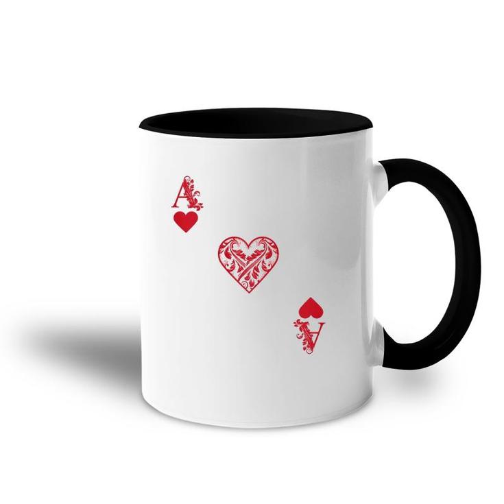Ace Of Hearts Costume  - Funny Halloween Gift Accent Mug