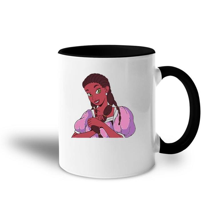 African American Black History Afro Gift Princes Woman Queen Accent Mug