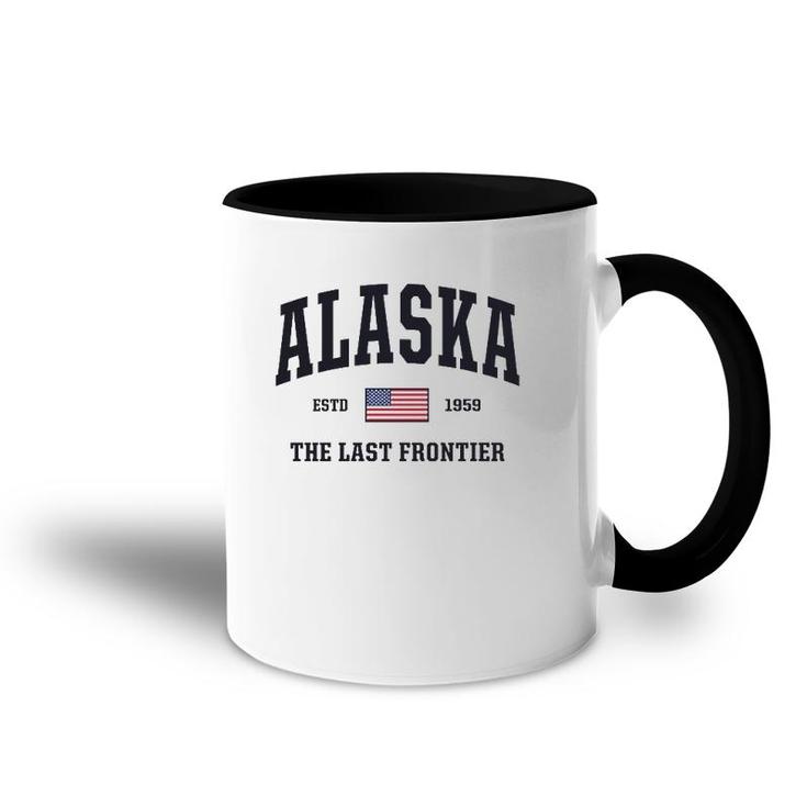 Alaska American Flag Veteran Military Gifts Usa Accent Mug