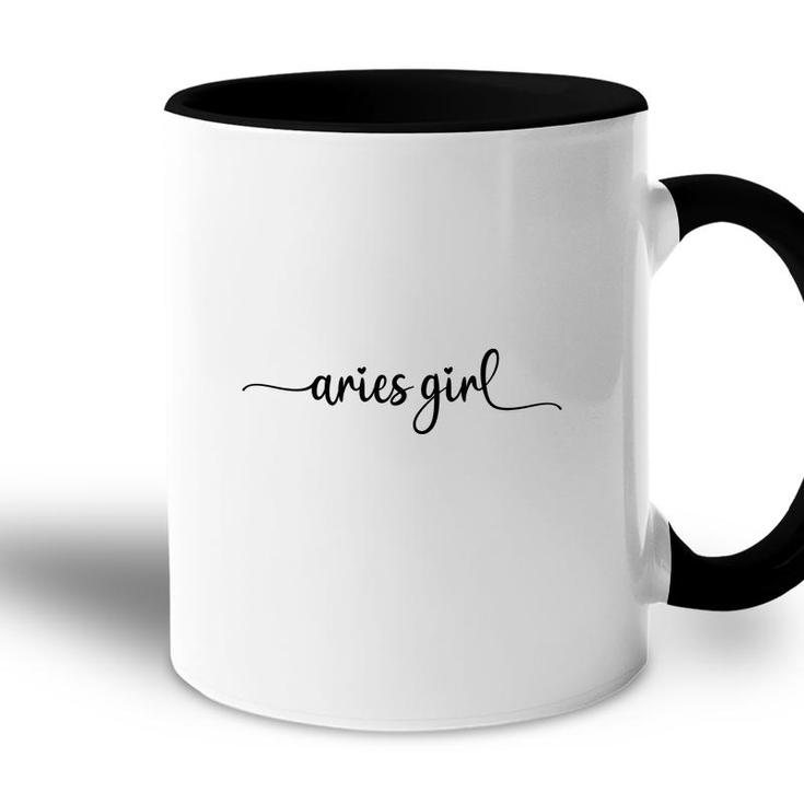 Aries Girls Itali Great Black Graphic Gift For Girl Birthday Gift Accent Mug
