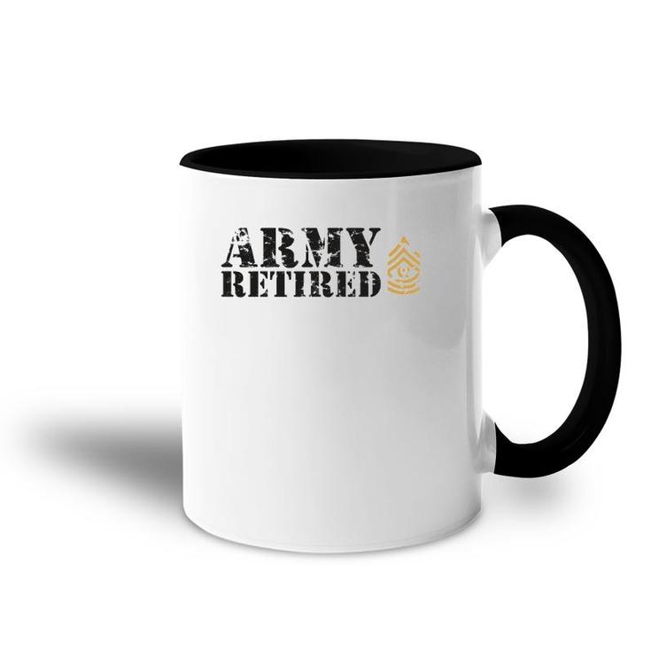 Army Command Sergeant Major Csm Retired Accent Mug