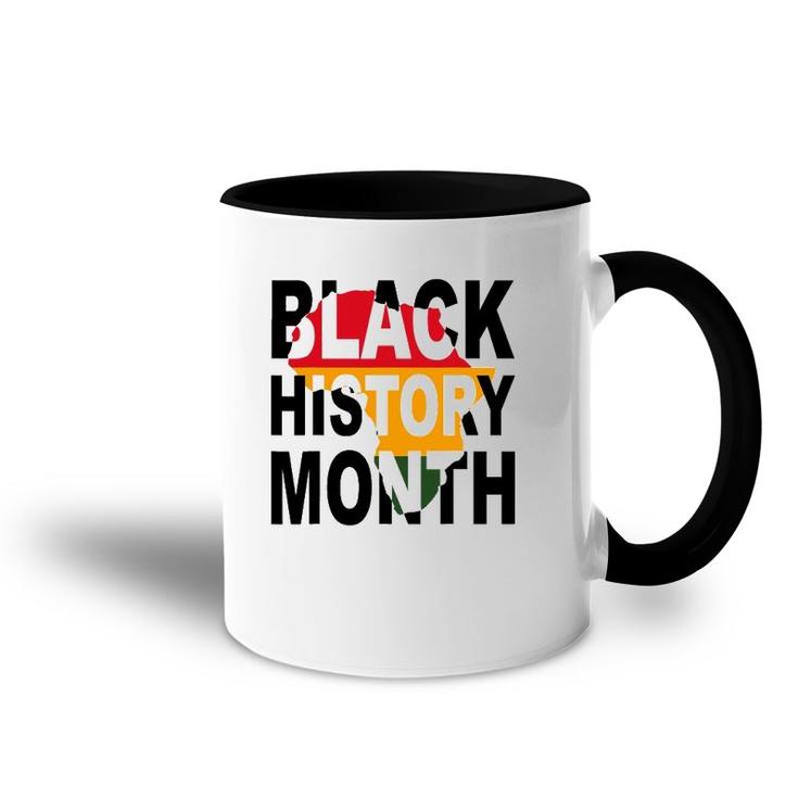 Black History African American Black Pride Accent Mug