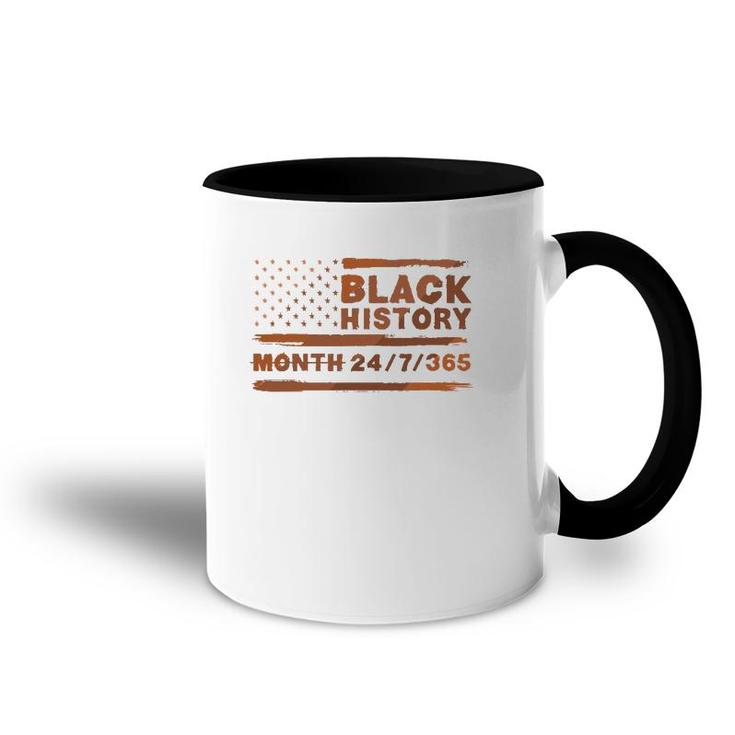 Black History Month 247365 African American Black Pride Accent Mug