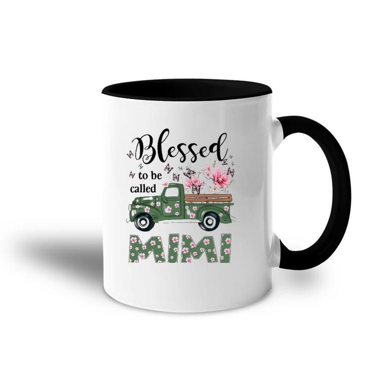 Blessed Mimi Truck Flower Mother's Day Accent Mug