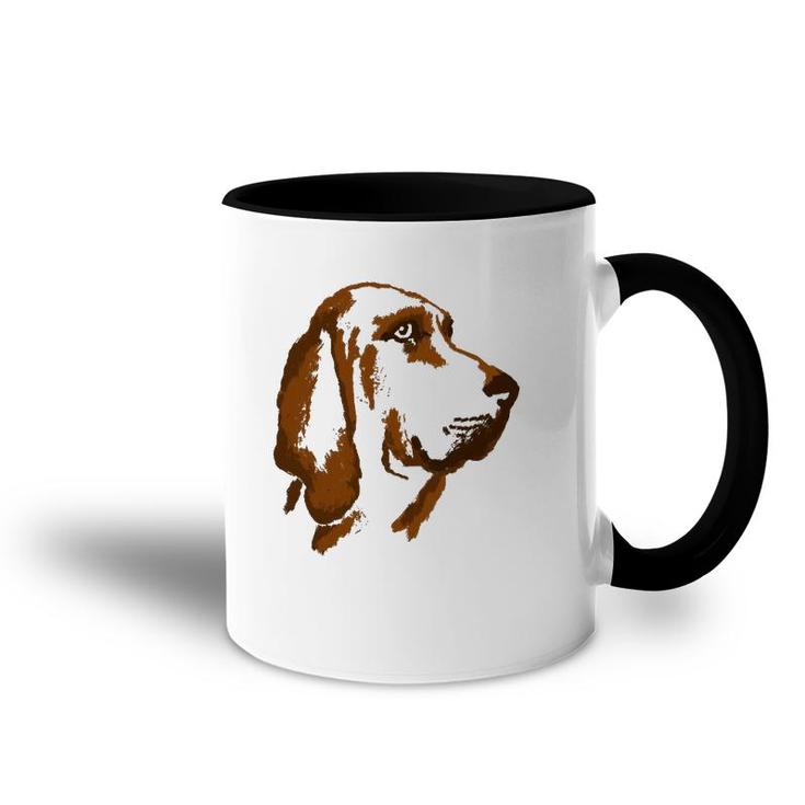 Bloodhound Dog Tee Pet Lover Accent Mug