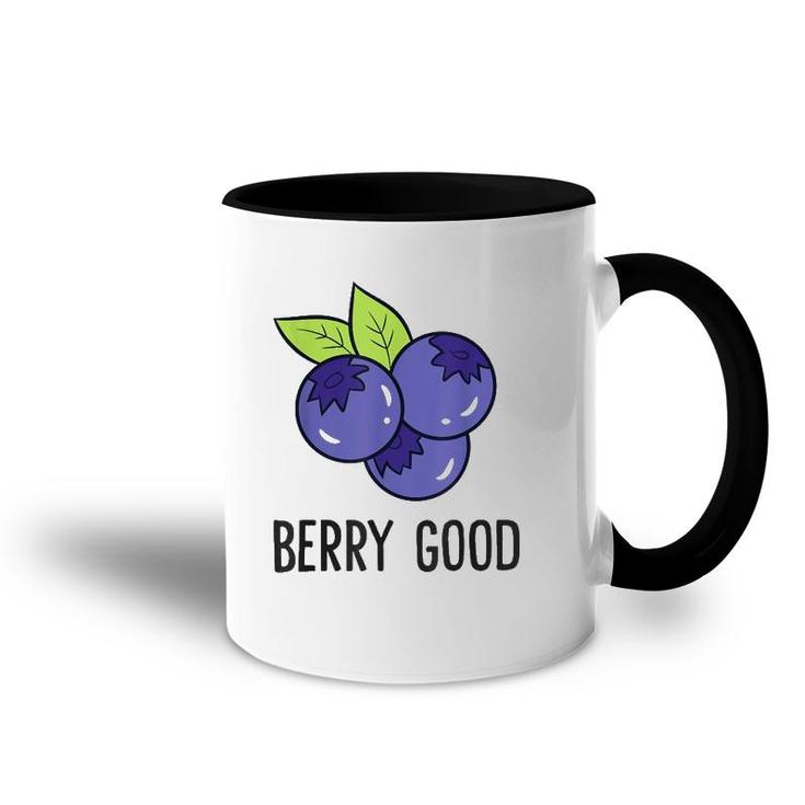 Blueberry Fruit Berry Good Blueberry Fruit Love Blueberries Accent Mug