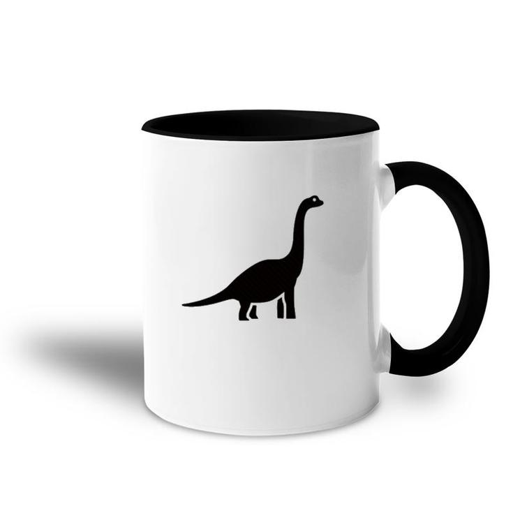 Brontosaurus Dinosaur Animal Lover Accent Mug