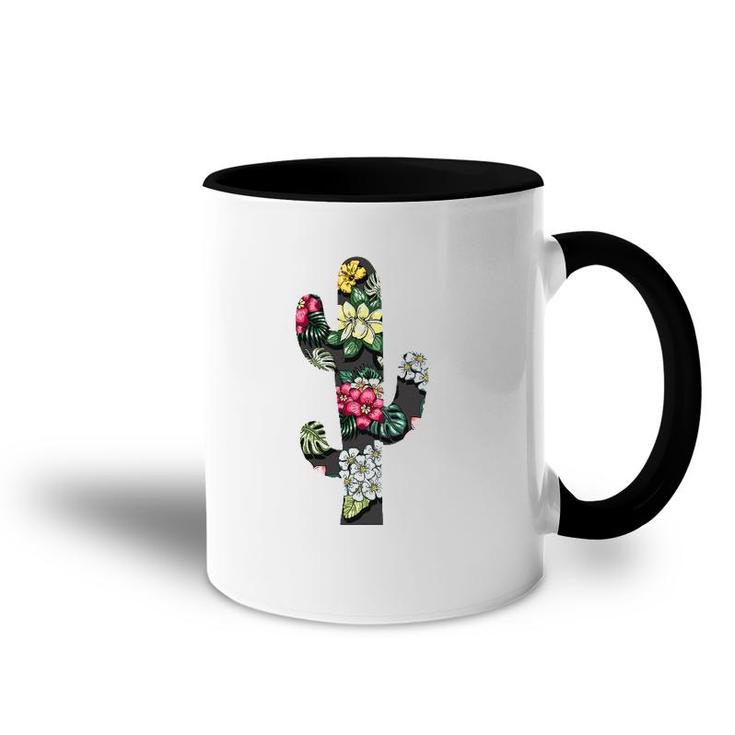 Cactus Tropical Flowers Floral Hawaiian Gardening Succulent Accent Mug