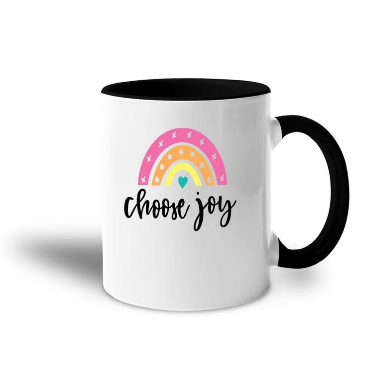 Choose Joy Gifts For Friends Girlfriends Mom Sisters Accent Mug