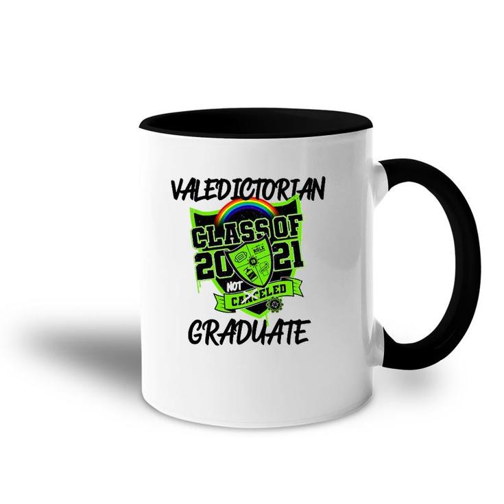 Class Of 2021 Valedictorian Graduate Student Funny Accent Mug