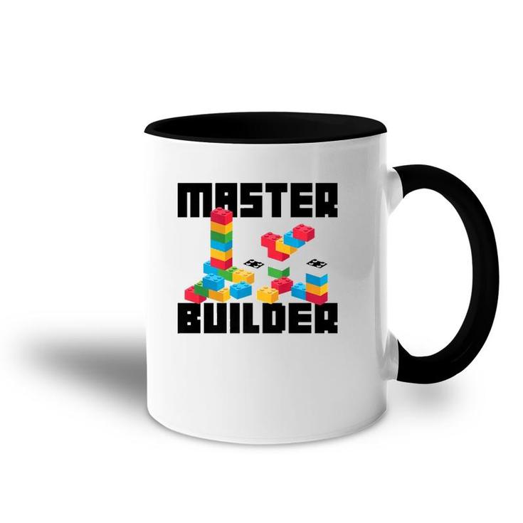 Cool Master Builder Funny Building Blocks Gift Men Women  Accent Mug