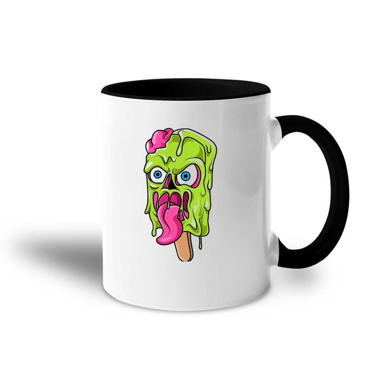 Creepy Cute Popsicle Zombie Lover Accent Mug