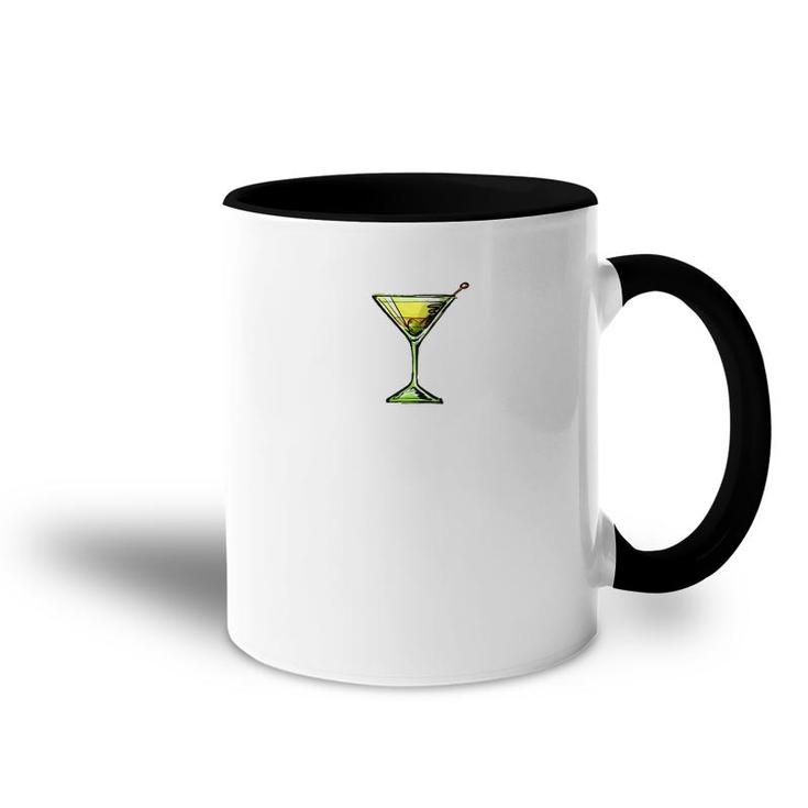 Dirty Martini Heartbeat Cocktail Glass Happy Hour  Accent Mug