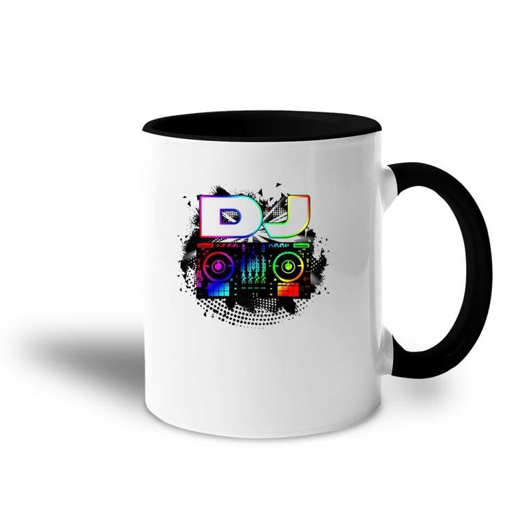 Dj Music Lover Music Player Sound Cool Funny Gift  Accent Mug