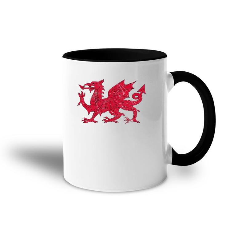 Dragon Of Wales Flag Welsh Cymru Flags Medieval Welsh Rugby Tank Top Accent Mug