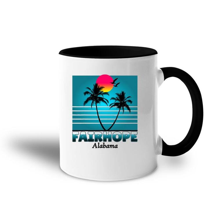 Fairhope Alabama Holiday Retro Vintage Gift Accent Mug