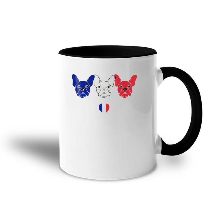 French Bulldog Lover Patriotic Accent Mug