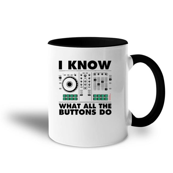 Funny Music Engineer Gift Cute Dj Sound Technician Men Women Accent Mug