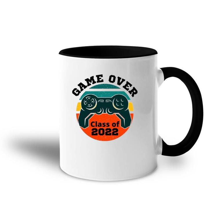 Game Over Classic Video Game Graduation Class Of 2022 Grad  Accent Mug