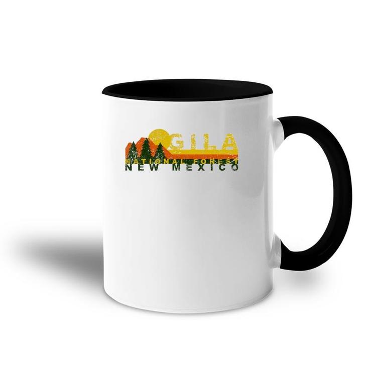 Gila National Forest Vintage Retro Accent Mug